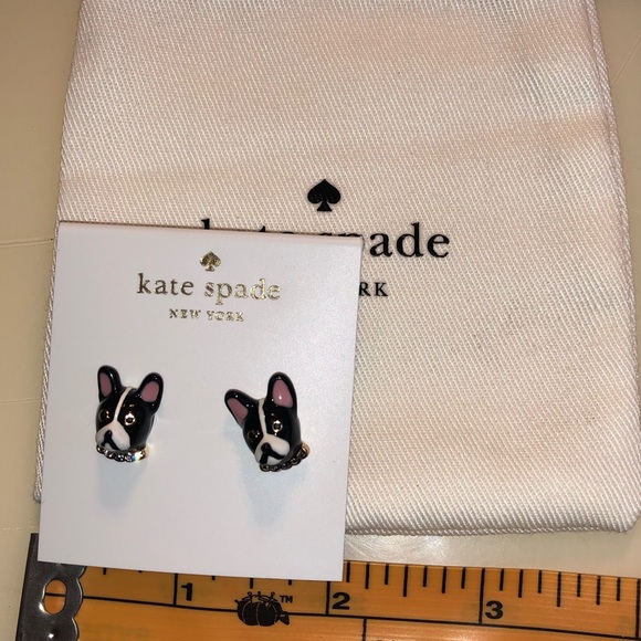 kate spade Jewelry - NWT Kate Spade NY Ma Cherie Antoine Dog Earrings